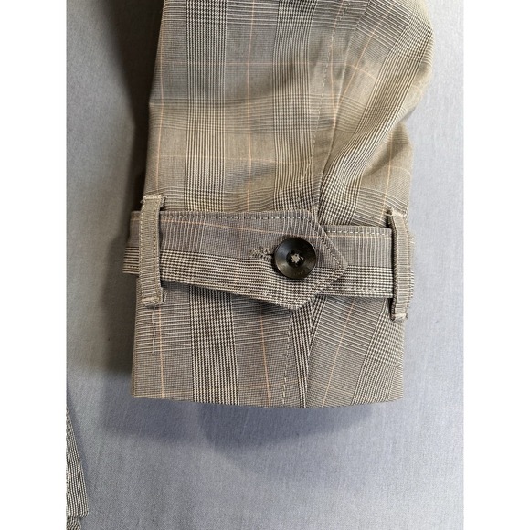 Rag & Bone Double Breasted Plaid Trench Coat Women's 6 Classic - Picture 6 of 14